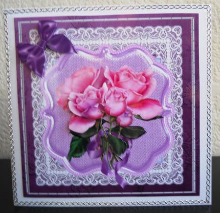 Beautiful Lace-n-roses by Yvonne Middleton