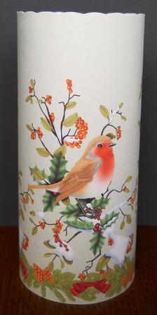 Robin - Candle Cover by Yvonne Middleton
