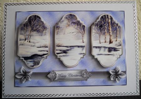 Snow Scene in the Wood by Yvonne Middleton