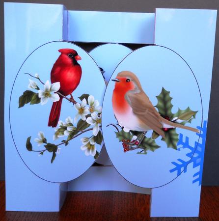 Christmas Birds by Yvonne Middleton
