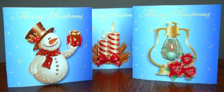 Christmas Gift Cards - Decoupage by Yvonne Middleton