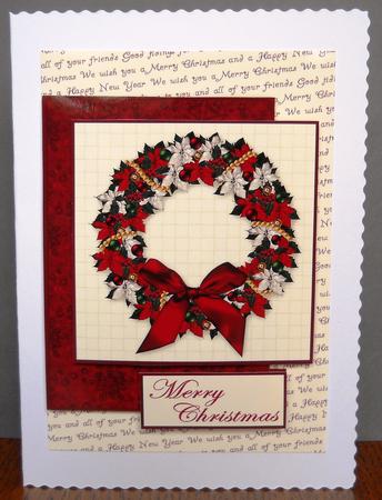 Elegant Christmas Wreath by Yvonne Middleton