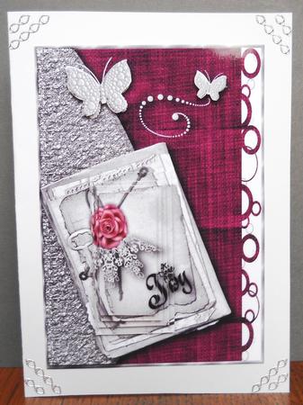 Vintage Chic Card Topper 3 by Yvonne Middleton