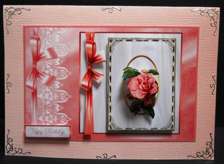 Rose Lace and Ribbons by Yvonne Middleton