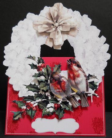White Wreath Over the Edge by Yvonne Middleton