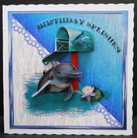 Dolphin Postbox Step by Step by Yvonne Middleton
