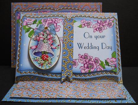 Wedding Bell Blue Your Wedding Day 3D Easel Book Kit by Yvonne Middleton