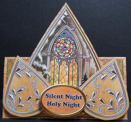 Church Window Borange Silent Night Teardrop Trio Kit by Yvonne Middleton