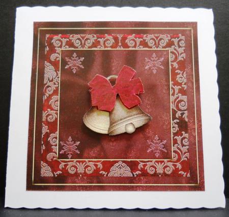 8x8 Xmas Bells Topper by Yvonne Middleton