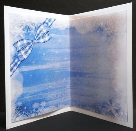 Snowfall Christmas Insert by Yvonne Middleton