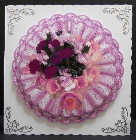 Tripple Frilled Round Toppers 2 by Yvonne Middleton