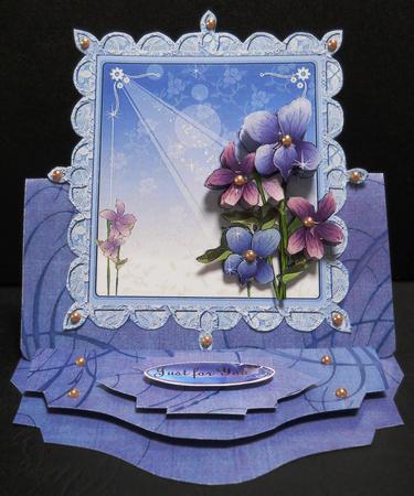 Floral Purple Delights by Yvonne Middleton