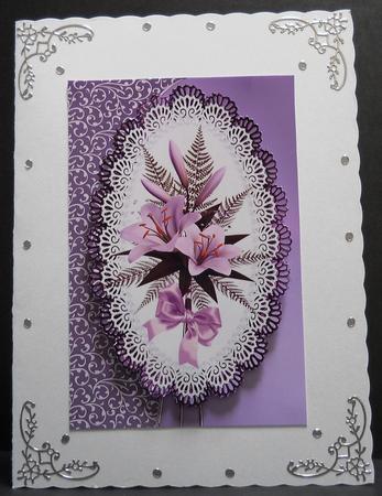 Toppers Lace and Lillies by Yvonne Middleton