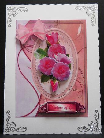 Beautiful Pink Roses by Yvonne Middleton