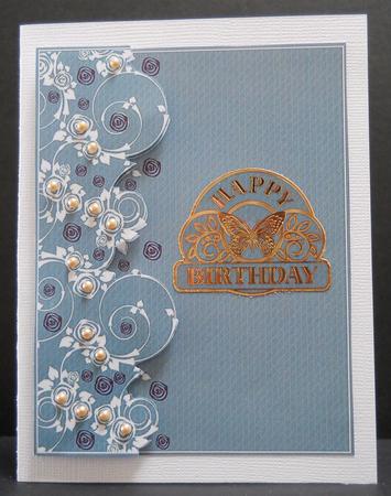 Floral Swirls Backing Sheets by Yvonne Middleton