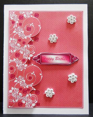 Floral Swirls Backing Sheets by Yvonne Middleton