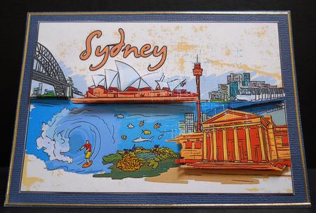 Sydney Watercolour Sketch by Yvonne Middleton