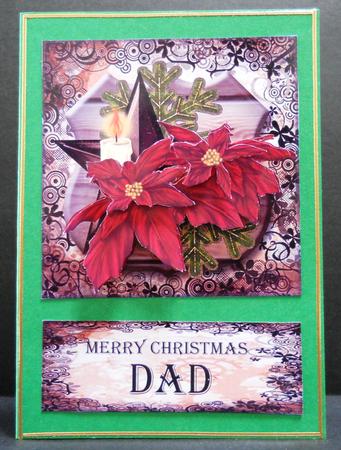 Merry Christmas Dad Steampunk by Yvonne Middleton