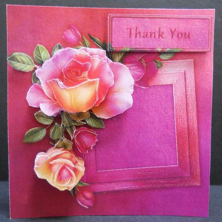 Summer Rose - All in One Card by Yvonne Middleton