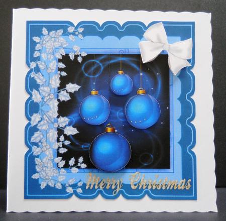 Beautiful Blue Baubles by Yvonne Middleton
