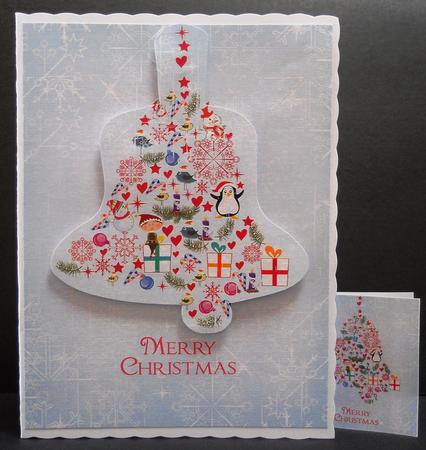 Christmas Bell and Gift Card by Yvonne Middleton