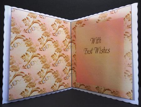 5 Inch Square Insert - Golden Nature by Yvonne Middleton