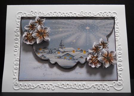 Christmas Star in the Sky Envelope Card by Yvonne Middleton