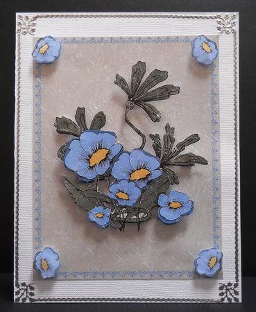 Floral Vintage Backing Sheets 3 by Yvonne Middleton