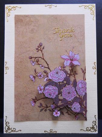 Floral Vintage Backing Sheets 4 by Yvonne Middleton