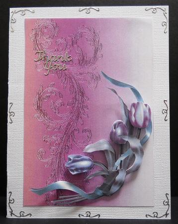 Tulip Elegance Backing Paper by Yvonne Middleton