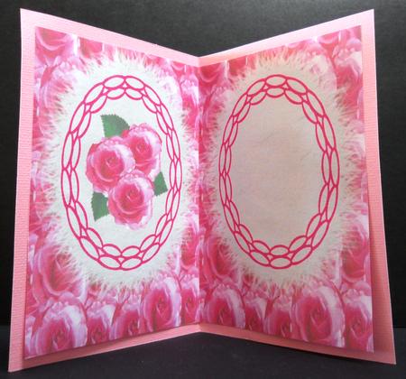 Especially for You Pink Roses Insert by Yvonne Middleton