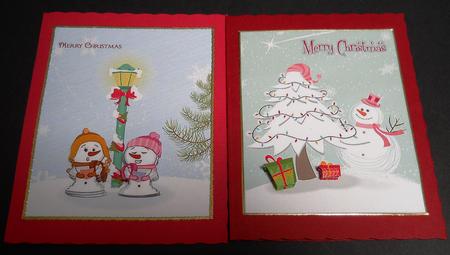 Christmas Snowmen by Yvonne Middleton