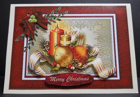 Christmas Candles by Yvonne Middleton
