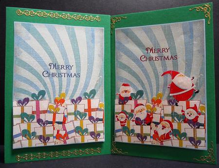 Santas by Yvonne Middleton