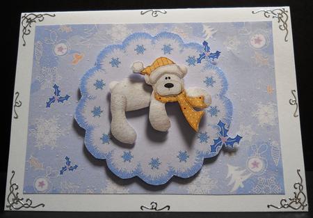 Christmas Frames with Holly by Yvonne Middleton
