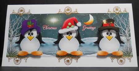 Dancing Penguins by Yvonne Middleton