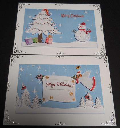 Christmas Angel and Christmas Tree by Yvonne Middleton