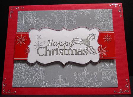 Christmas Frames with Snowflakes 2 by Yvonne Middleton