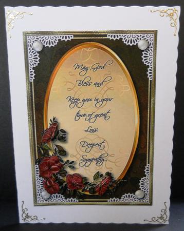 Great Loss Card Topper 2 by Yvonne Middleton