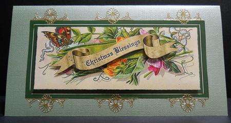 Floral Christmas Toppers by Yvonne Middleton
