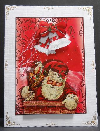 Chimney Santa Claus by Yvonne Middleton