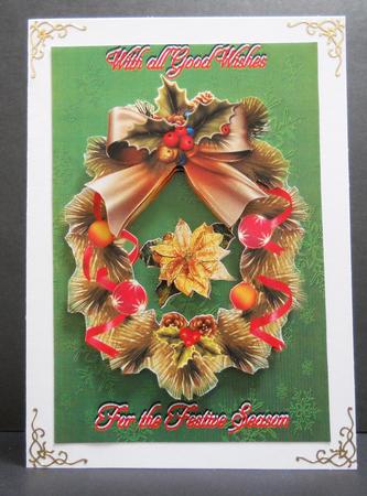 Christmas Wreath by Yvonne Middleton