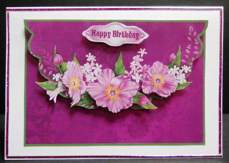 Dog Rose Envelope Card by Yvonne Middleton