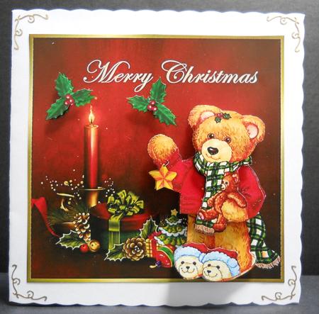 Christmas Teddies by Yvonne Middleton