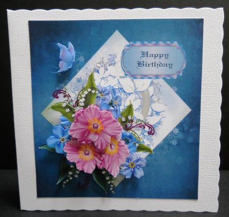 Pink and Blue Birthday. by Yvonne Middleton