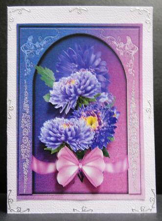 Beautiful Chrysanthemum's and Rose by Yvonne Middleton