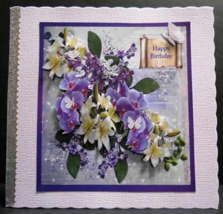 Orchids and Lilies by Yvonne Middleton