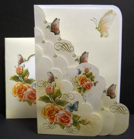 Floral Mystique Scalloped Pocket Card Kit by Yvonne Middleton