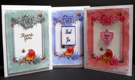 Bird and Roses Frames by Yvonne Middleton