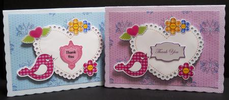 Sweet Heart Frames by Yvonne Middleton